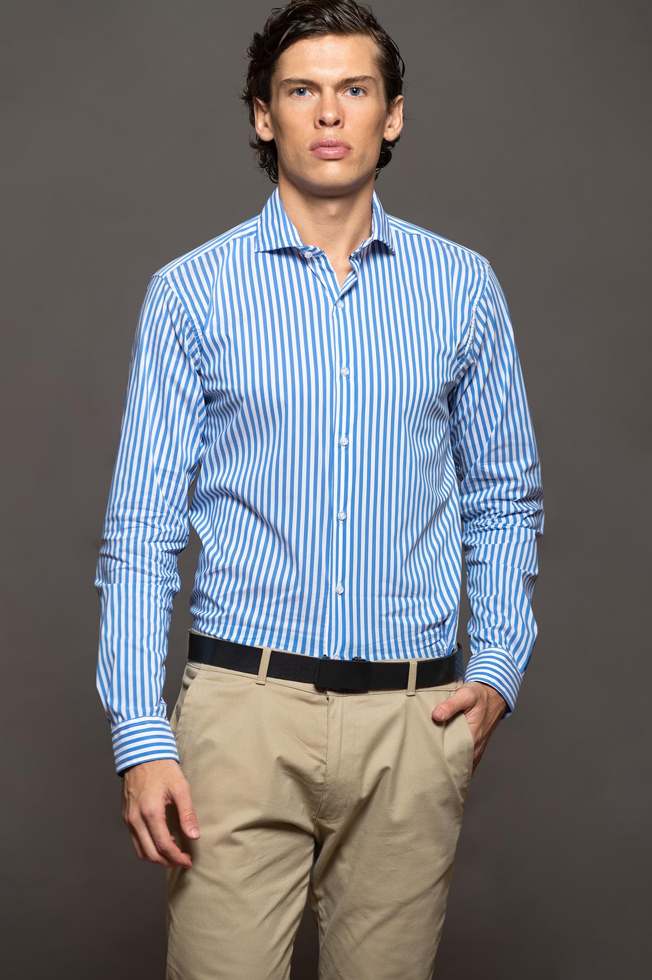 6821RAYMLBL - CAMISA MORE SKSP BLANCO